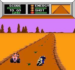 Mach Rider (Japan, USA) In game screenshot